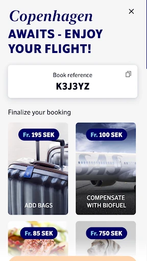 SAS – Scandinavian Airlines screenshot