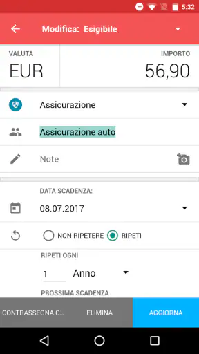 Scadenzario bollette Pro screenshot