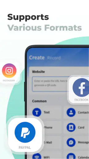 Scansione codice QR screenshot