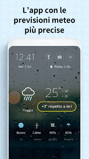 Schermata meteo screenshot