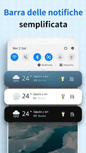 Schermata meteo screenshot