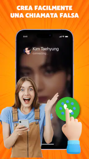 Scherzo video chiamata falsa screenshot