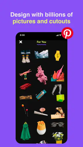 Shuffles di Pinterest screenshot