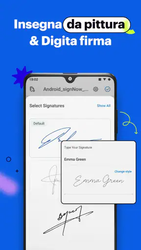 signNow: Firma documenti PDF screenshot