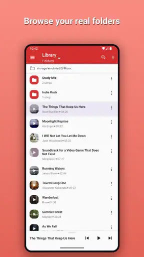 Simple Music Player screenshot