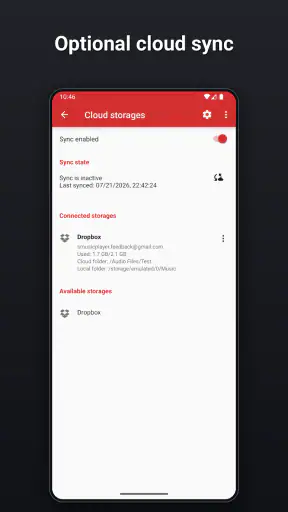 Simple Music Player screenshot