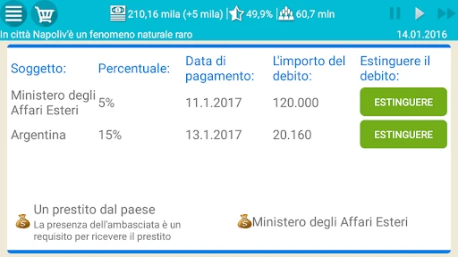 Simulatore del Presidente screenshot