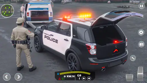 simulatore di auto poliziotti screenshot