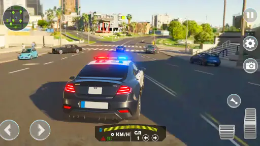 simulatore di auto poliziotti screenshot