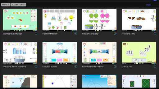 Simulazioni di PhET screenshot