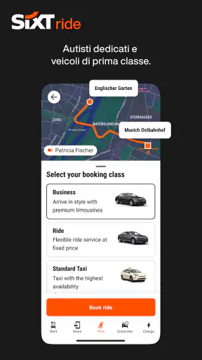 SIXT - Autonoleggio & taxi screenshot