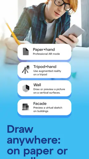Sketchar AR Draw Paint Trace screenshot