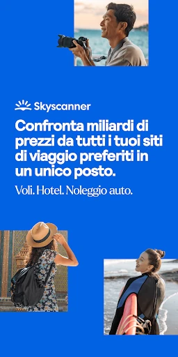 Skyscanner: voli, hotel, auto screenshot
