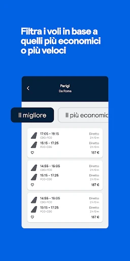 Skyscanner: voli, hotel, auto screenshot