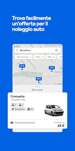 Skyscanner: voli, hotel, auto screenshot