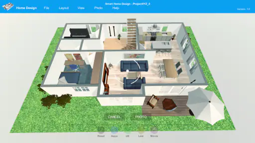 Smart Home Design Planimetria screenshot