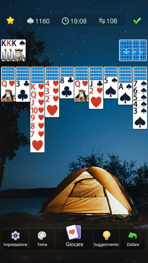 Solitario Spider screenshot