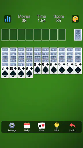 Solitario Spider: Carte screenshot