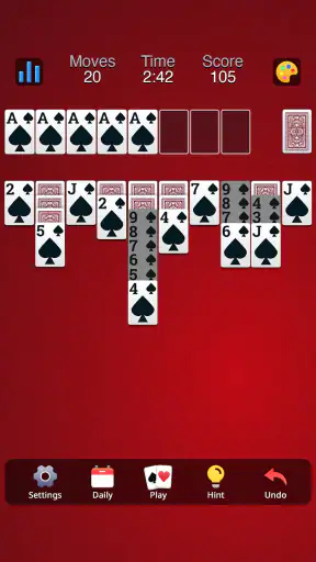 Solitario Spider: Carte screenshot