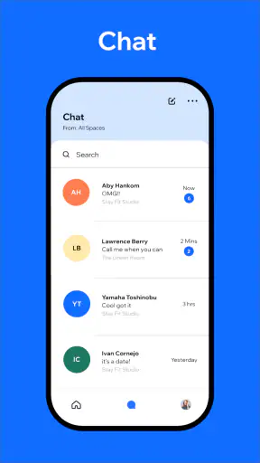 Spaces: segui le aziende screenshot