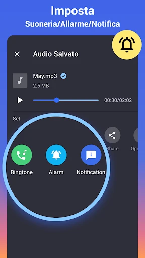 Tagliare musica, mp3 cutter screenshot