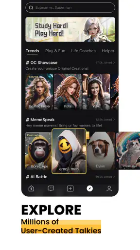 Talkie: Creative AI Community screenshot