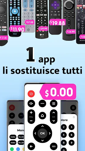 Telecomando per TV- Tutti i TV screenshot
