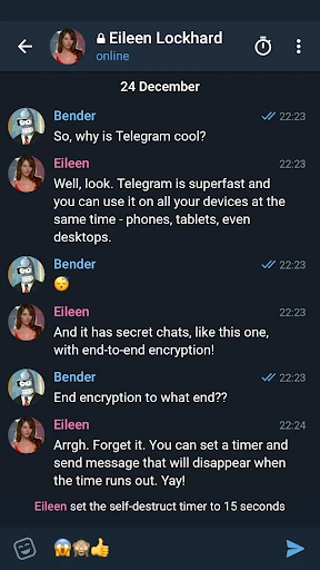 Telegram X screenshot