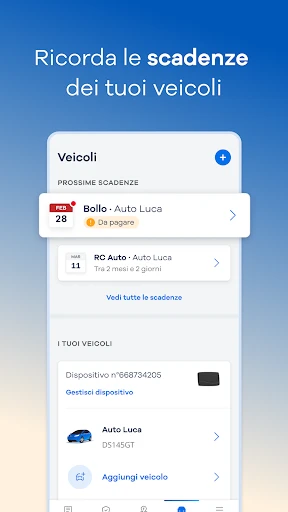 Telepass: pedaggi e parcheggi screenshot
