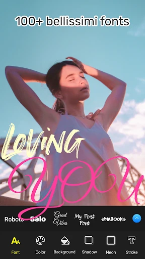 Testo su foto - Editor di foto screenshot