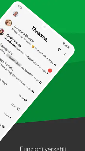 Threema. App messaggi sicura screenshot