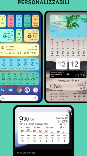 Today Weather: Radar e Widget screenshot