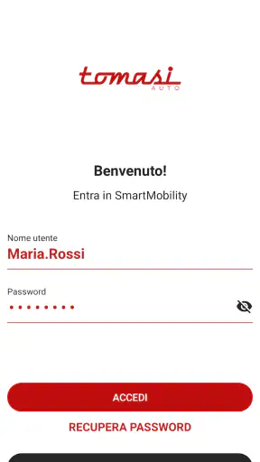 Tomasi MyAuto screenshot
