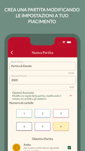 Tombola Online screenshot