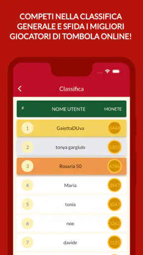 Tombola Online screenshot