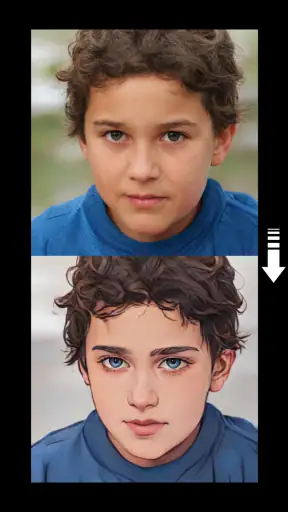 Trasforma foto in dipinti: AI screenshot