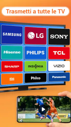 Trasmetti video alla TV: XCast screenshot