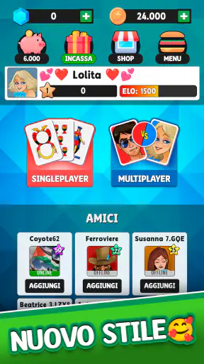 Traversone Più Giochi di Carte screenshot