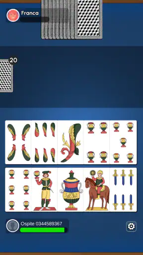 Tressette - Online multiplayer screenshot