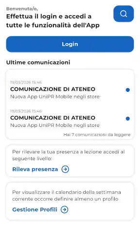 UniPR Mobile screenshot