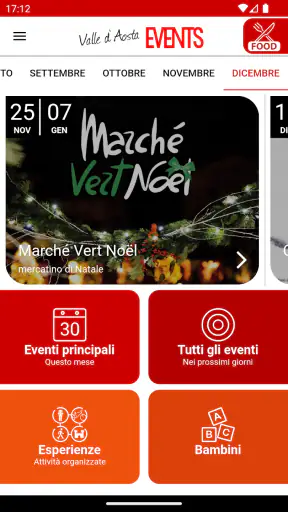 Valle d'Aosta Events screenshot