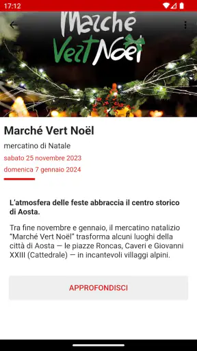 Valle d'Aosta Events screenshot