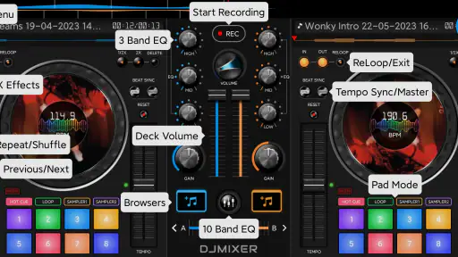 Vero Studio di mixaggio DJ screenshot