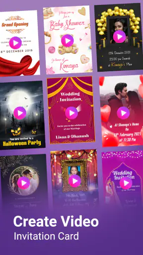 Video Invitation Maker screenshot