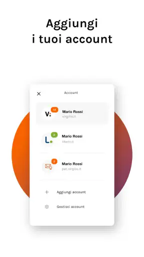 Virgilio Mail - Email App screenshot