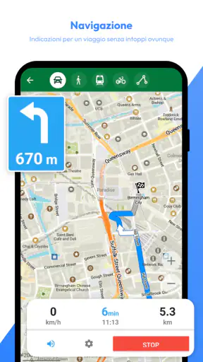 Vista satellitare screenshot