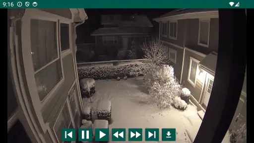 Vista telecamera IP WiFi screenshot