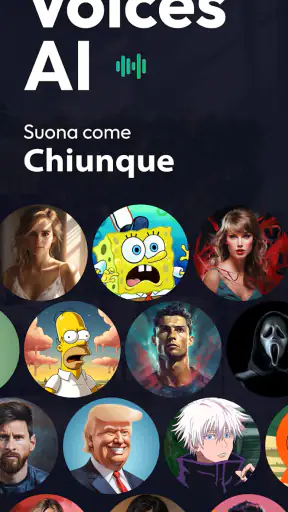 Voices AI - Cambia la Tua Voce screenshot