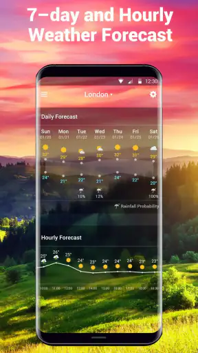 Widget previsioni del tempo screenshot