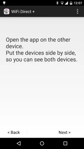 WiFi Direct + screenshot